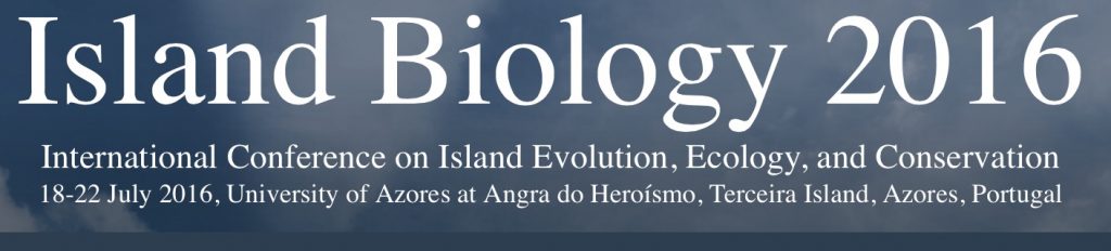 Island Biology 2016